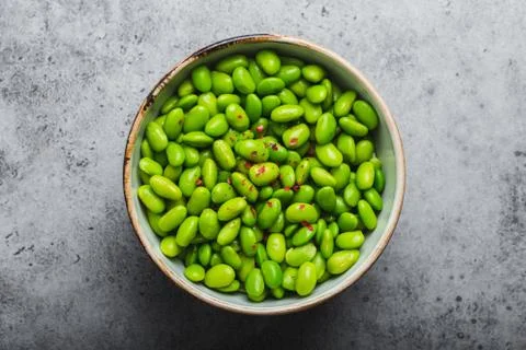 Edamame soy beans Stock Photos