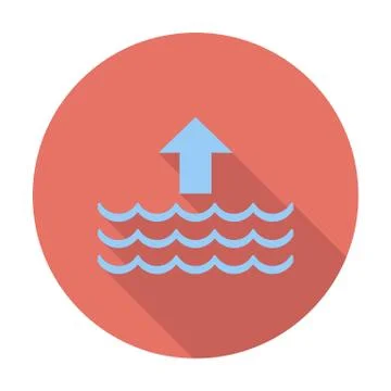 Edd single flat icon. Stock Illustration