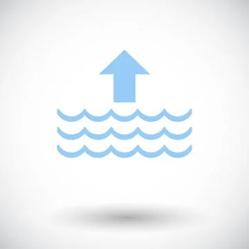 Edd single flat icon Stock Illustration