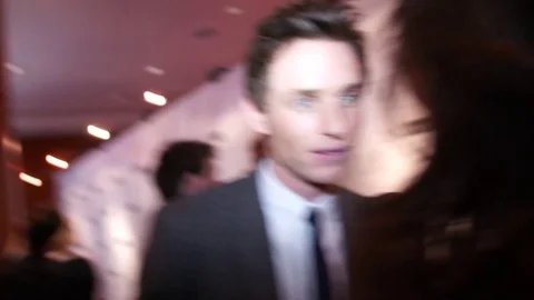 Eddie Redmayne Video stock 83920869