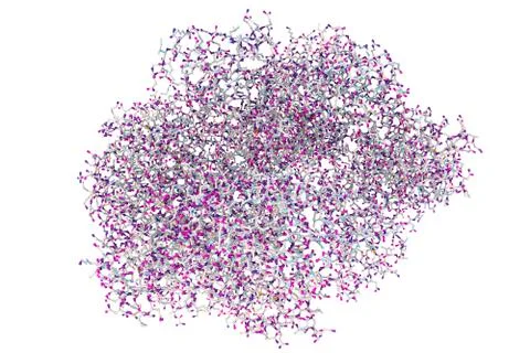Edema toxin of anthrax bacterium Stock Illustration