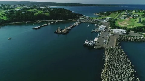 Eden Harbour Aerials Video stock 76472221