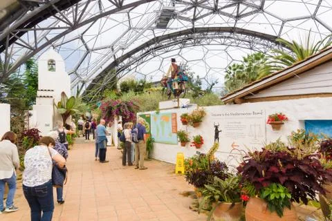Eden Project Cornwall Stock Photos