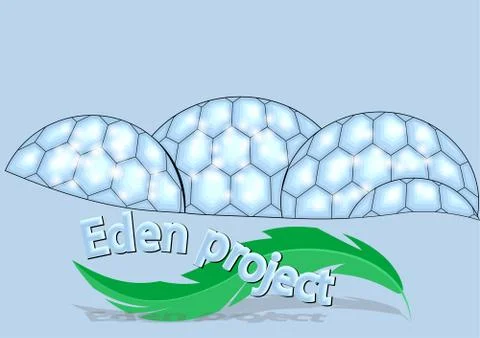 Eden project Stock Illustration