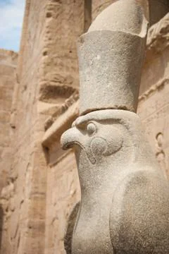 Edfu statue Stock Photos