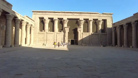 Edfu Temple Egypt Stock Footage 218303930