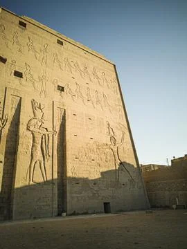 Edfu Temple Stock Photos