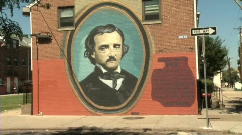 Edgar Allen Poe Video stock 537647