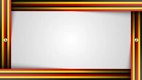 Edge background Uganda graphic and label. Stock Illustration