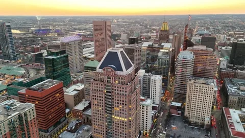 At the Edge - Baltimore, MD Stock Footage 336355166