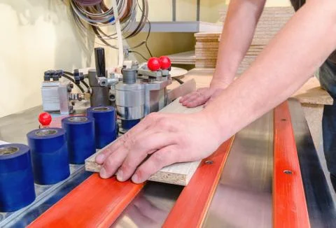 Edge Banding Machine Stock Photos