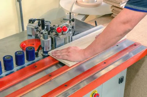 Edge Banding Machine Stock Photos