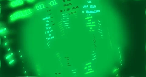 Edge-born data panels moving inward, coalescing into rotating star void on Stock Footage 329503221