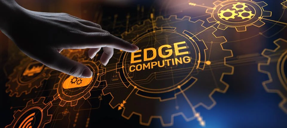 Edge Computing Concept: Enhancing Data Processing at the Network Edge. Stock Photos