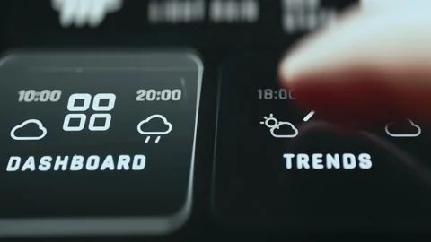 Edge Computing Consumption Tracking Interface 스톡 동영상 340171088