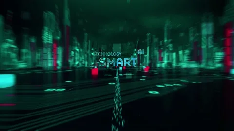 Edge Computing with digital technology concept Stock Footage 157757586