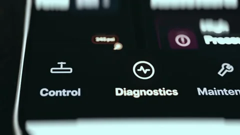 Edge Computing Interactive Metrics Interface 스톡 동영상 340154209