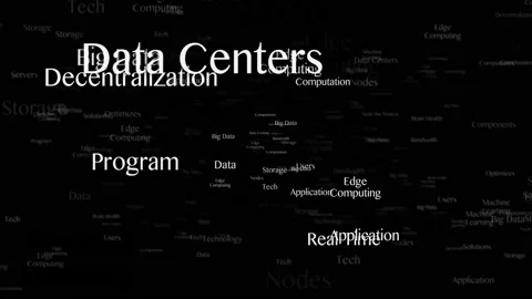 EDGE COMPUTING Keywords Animation, Background, Loop Stock Footage 154292304