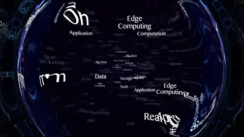 EDGE COMPUTING Keywords Animation, Background, Loop 库存影片 303462781