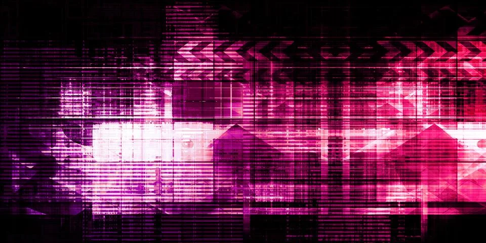 Edge Computing Network Infrastructure For Industrial Applications 스톡 일러스트