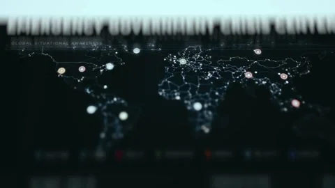 Edge Computing Sustainability Metrics Interface 스톡 동영상 340129968