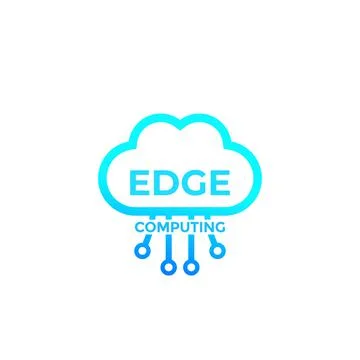 Edge computing vector 스톡 일러스트