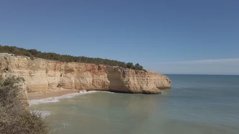 Edge of the continent Stock Footage 106360740