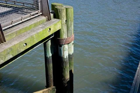 Edge of dock Stock Photos