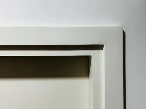 The edge of the door frame Stock Photos