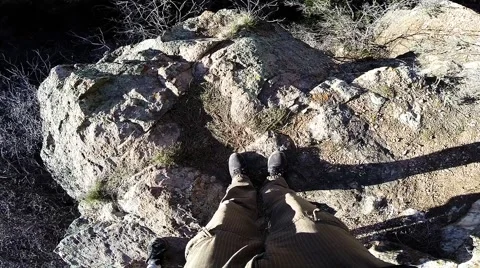 Edge of the Grand Canyon Stock Footage 48875182