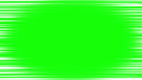 Edge horizontal anime speed lines on green screen background seamless loop 스톡 동영상 336467106
