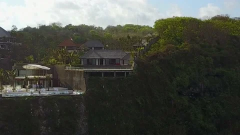 The Edge Hotel Drone from room to sky stockvideo Stock Footage