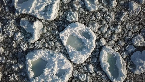 Edge of ice field Stock-Footage 86660975