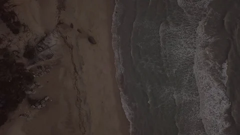 The edge of land Stock Footage 115820865