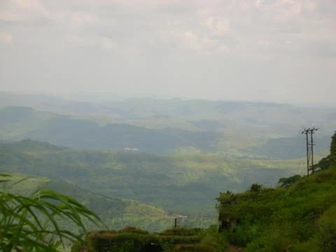 The edge of the mountain Stock Photos
