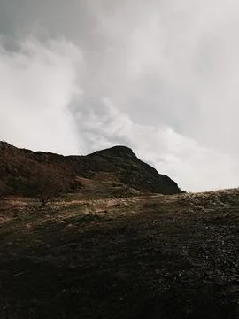 Edge of the mountain 스톡 사진