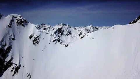 The edge of the mountains Stock Footage 89454172