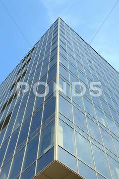 Edge of office building Stock Photos