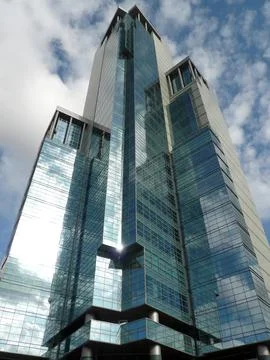 Edge of office building Stock Photos