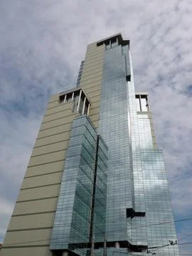 Edge of office building Stock Photos