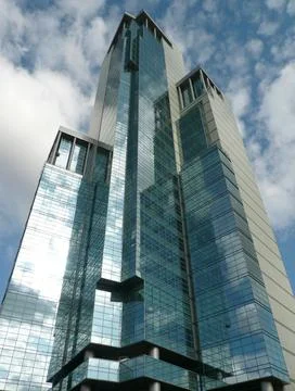 Edge of office building Stock Photos