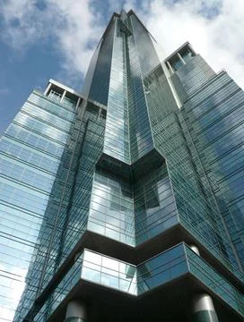 Edge of office building Stock Photos