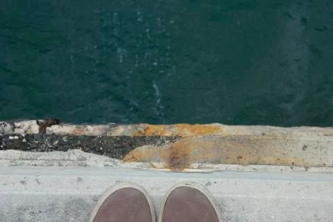 On the Edge Foto stock