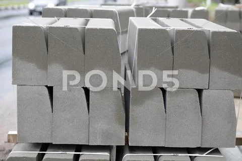 Edge stone pack coupled at day Stock Photos