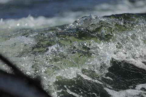 The edge of a wave Stock-Fotos