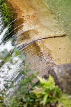 Edge of a weir Stock Photos