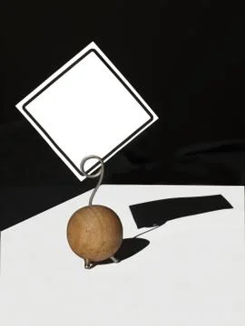 Edged paper on a clip Stock Photos