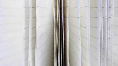 Edges of paper pages, lined notebook Stock Footage 165122691