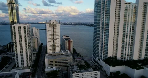 Edgewater on Biscayne Bay Stock Footage 149220625