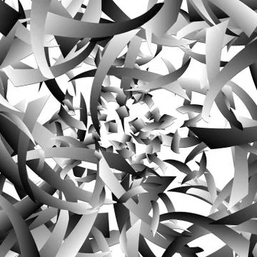 Edgy, angular overlapping shapes. Abstract geometric image. Vector. イラスト素材